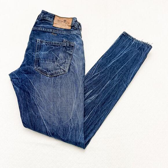 PRPS Men's Distressed Denim Jeans Japanese Salvage E65P76BX Size 31 - Picture 7 of 7